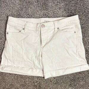 LOFT Women's Cream Jean Shorts